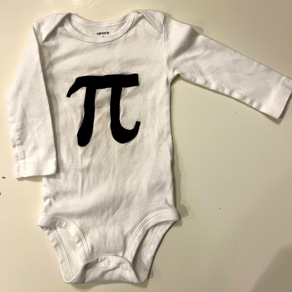 Pi long sleeved Onesie